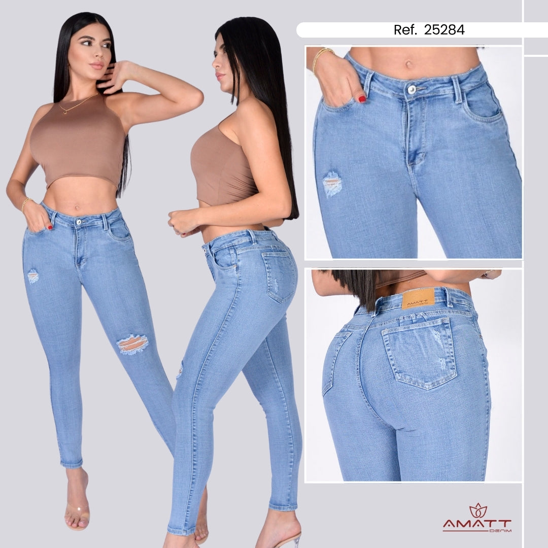 PACK SKINNY PREMIUM MUJER X2