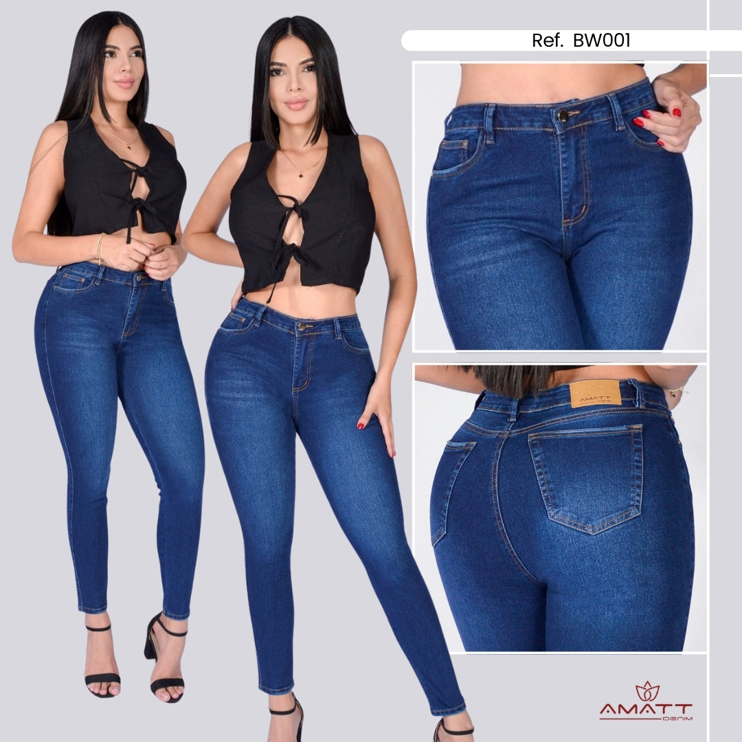 PACK SKINNY PREMIUM MUJER X2