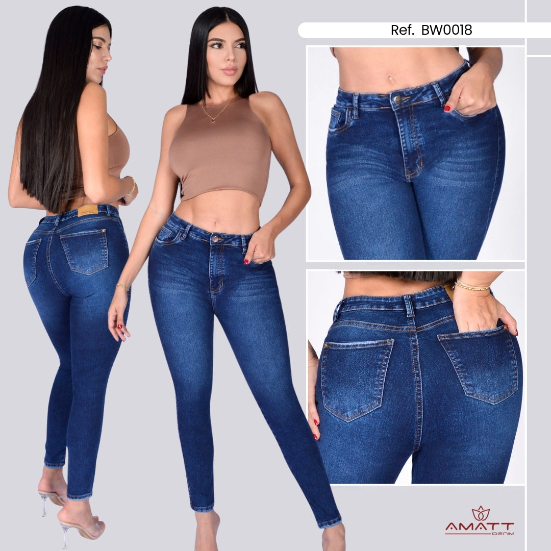 PACK SKINNY PREMIUM MUJER X2
