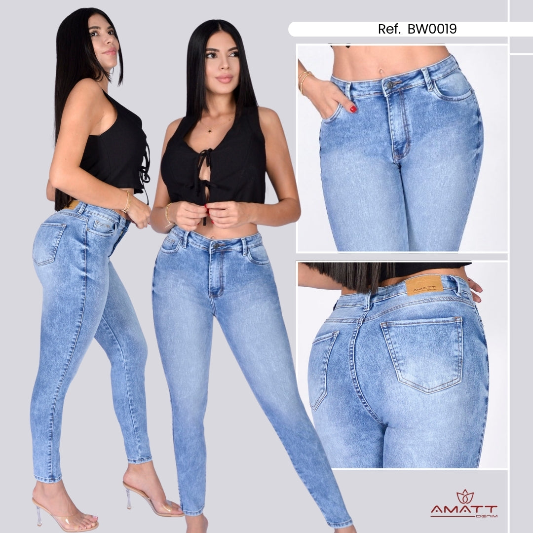 PACK SKINNY PREMIUM MUJER X2