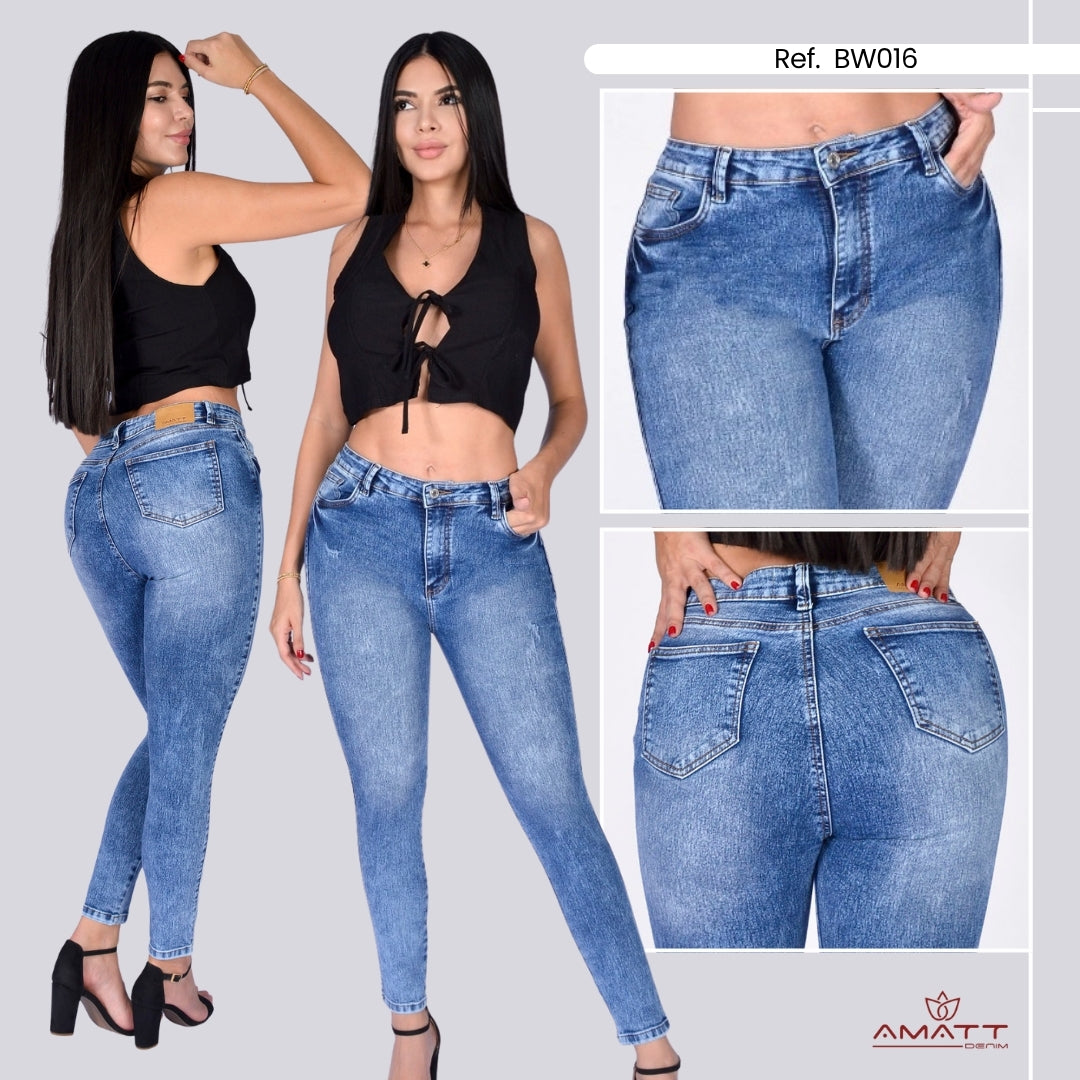PACK SKINNY PREMIUM MUJER X2