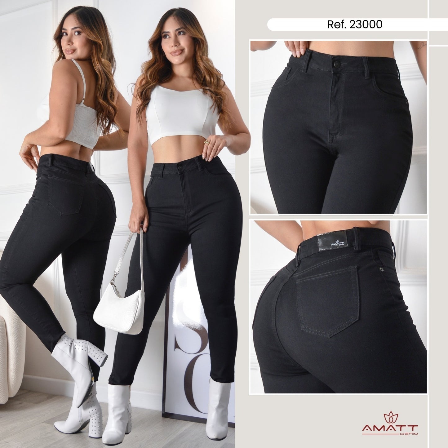 PACK SKINNY PREMIUM MUJER X3
