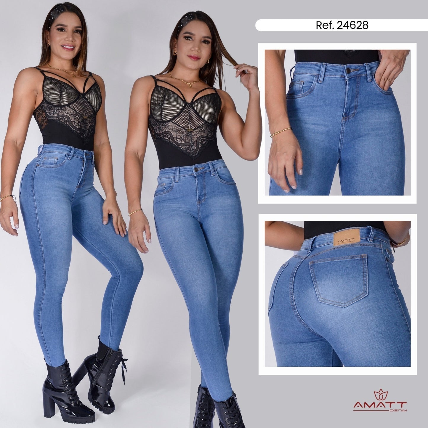 PACK SKINNY PREMIUM MUJER X3