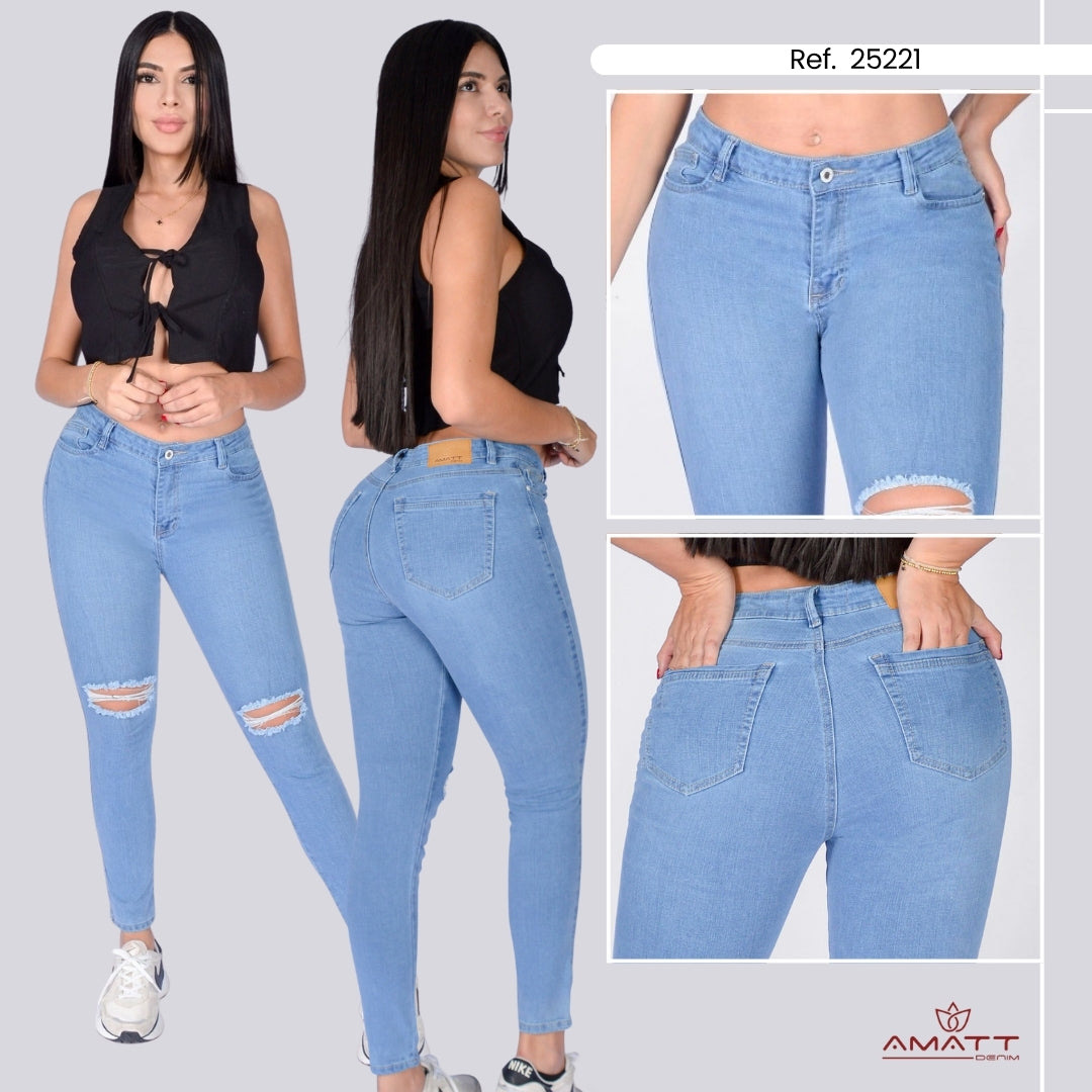 PACK SKINNY PREMIUM MUJER X2