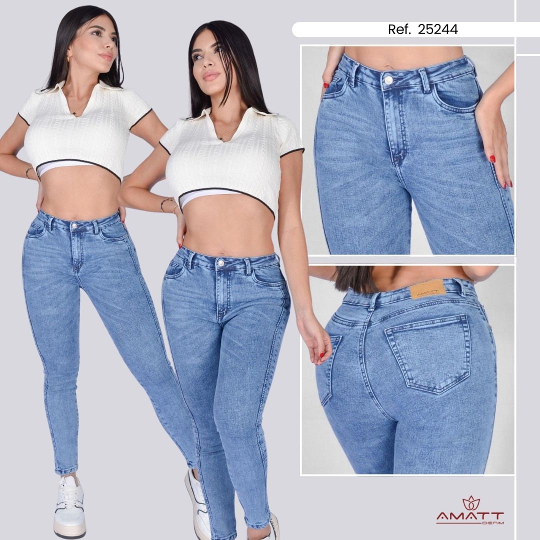 PACK SKINNY PREMIUM MUJER X2