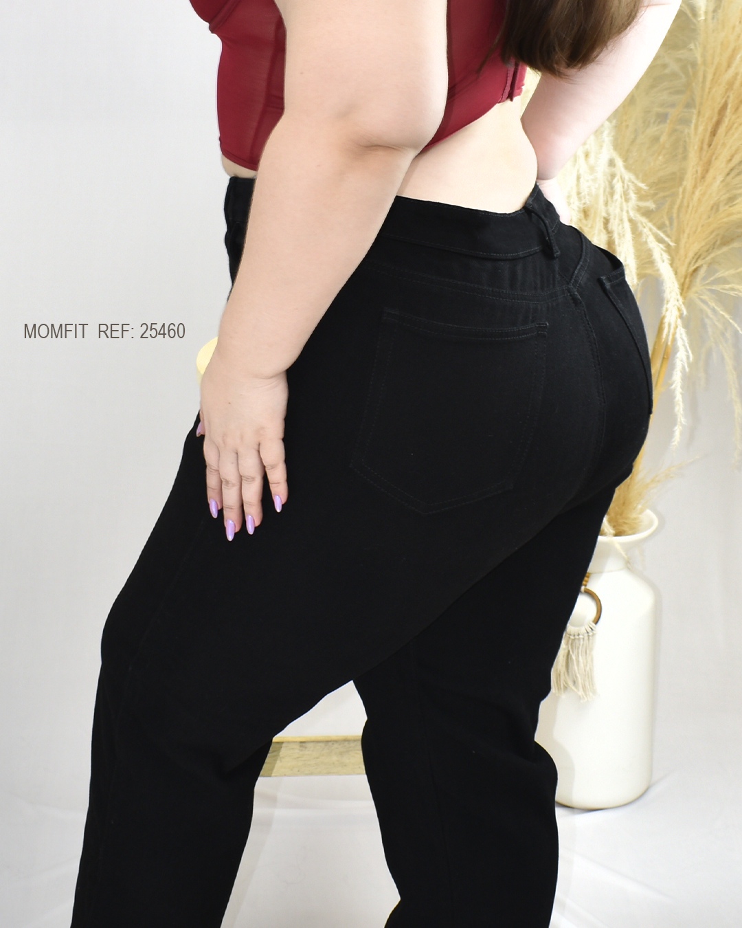 JEAN MOMFIT PLUS SIZE REF: 25460