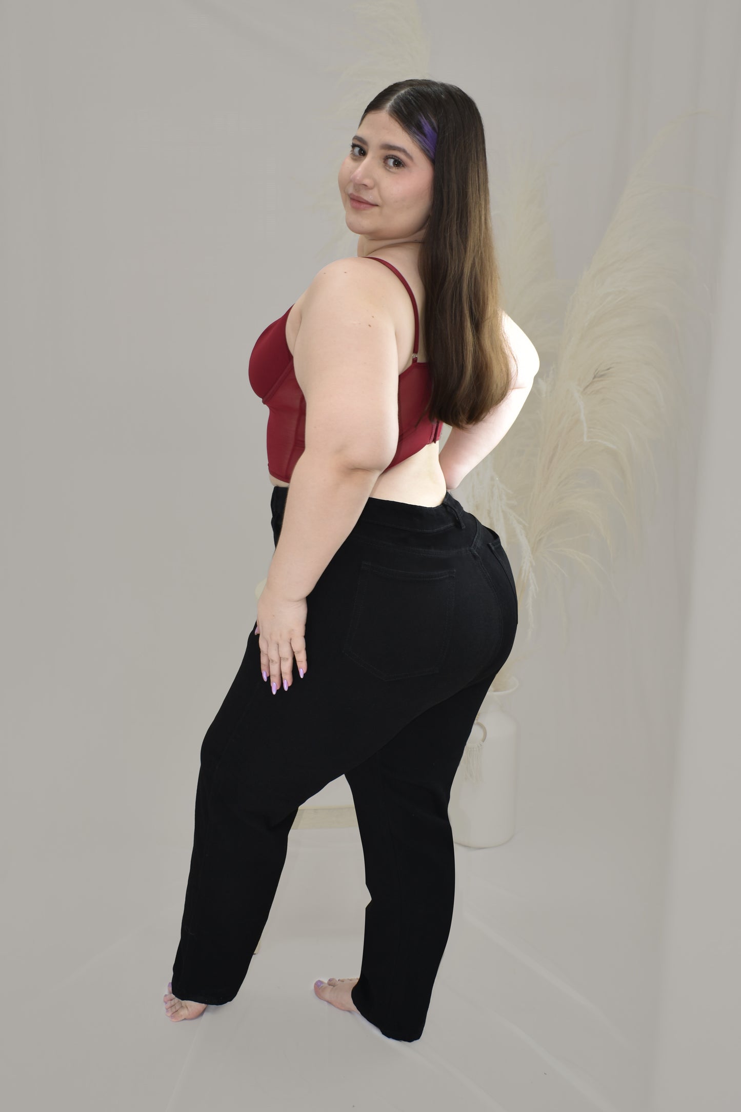 JEAN MOMFIT PLUS SIZE REF: 25460