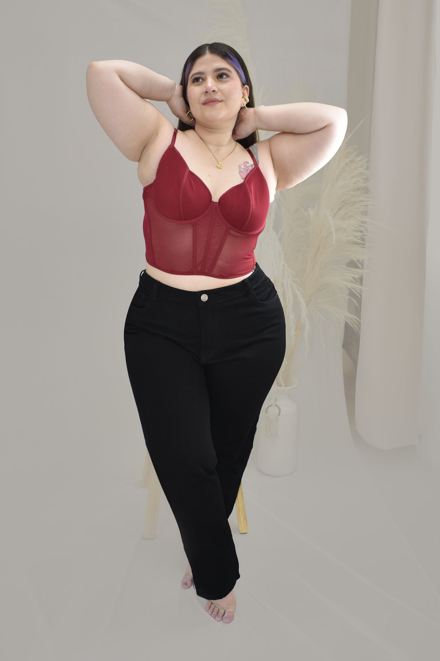 JEAN MOMFIT PLUS SIZE REF: 25460