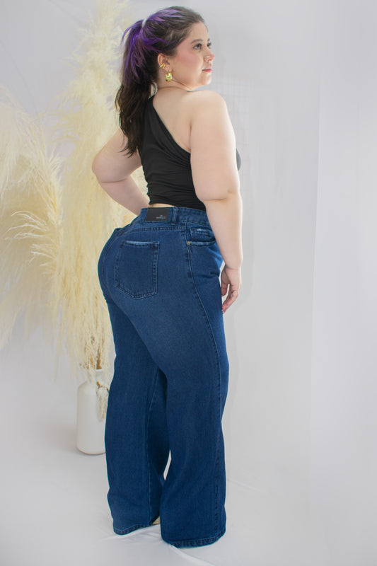JEAN WIDE LEG PLUS SIZE REF: 25461