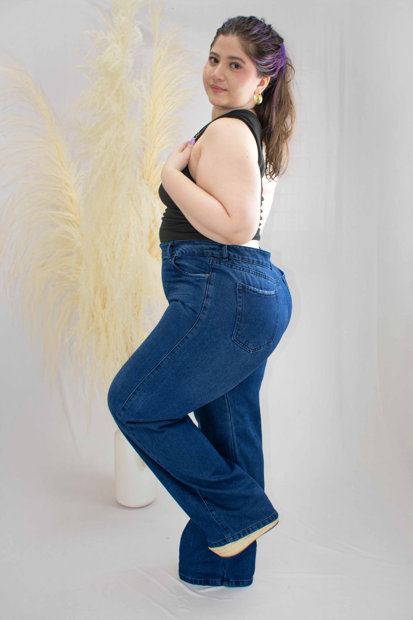 JEAN WIDE LEG PLUS SIZE REF: 25461