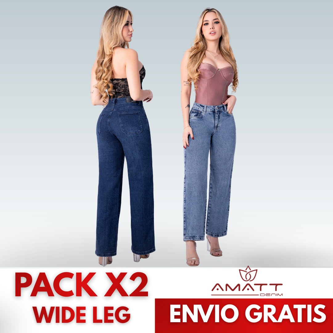 PACK X2 WIDE LEG