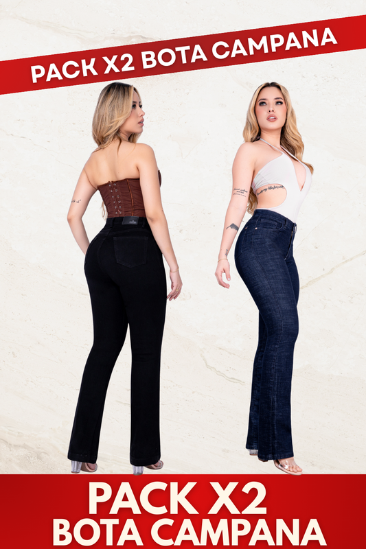PACK BOTA CAMPANA PREMIUM MUJER X2
