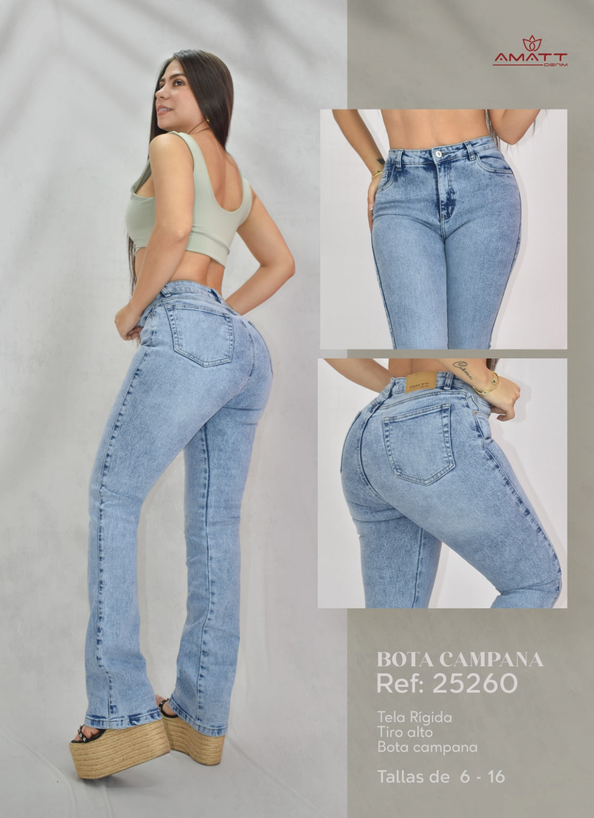 PACK BOTA CAMPANA PREMIUM MUJER X2