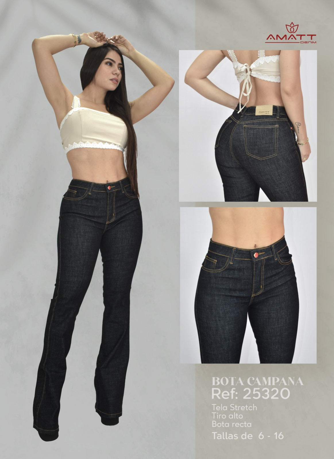 PACK BOTA CAMPANA PREMIUM MUJER X2