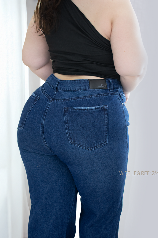 JEAN WIDE LEG PLUS SIZE REF: 25461