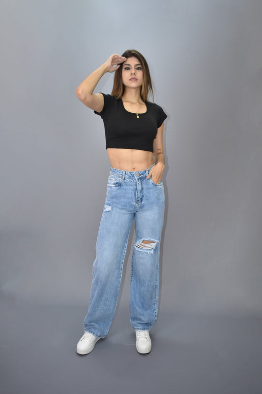 JEAN WIDE LEG REF: 25343